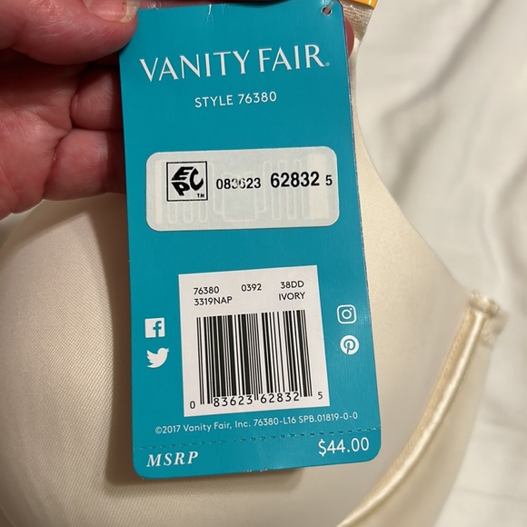 Brand new with tags Vanity Fair full figure Bra - Picture 4 of 7